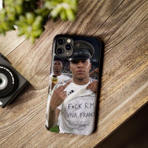Mbappe Funny Phone Case | Viva France Meme | Real Madrid Football Joke Gift | iPhone All Models | France Football Fan Cover image 14