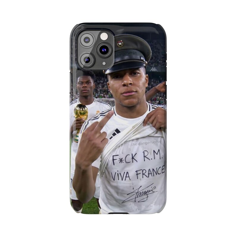 Mbappe Funny Phone Case | Viva France Meme | Real Madrid Football Joke Gift | iPhone All Models | France Football Fan Cover image 7