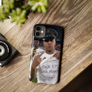 Mbappe Funny Phone Case | Viva France Meme | Real Madrid Football Joke Gift | iPhone All Models | France Football Fan Cover image 4