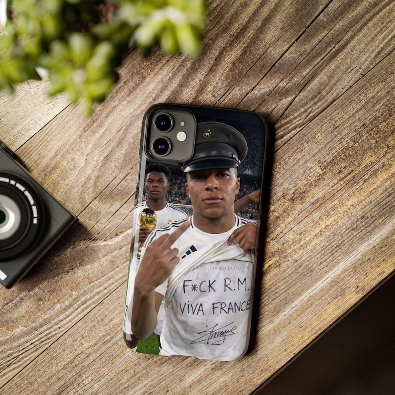 Mbappe Funny Phone Case | Viva France Meme | Real Madrid Football Joke Gift | iPhone All Models | France Football Fan Cover image 4