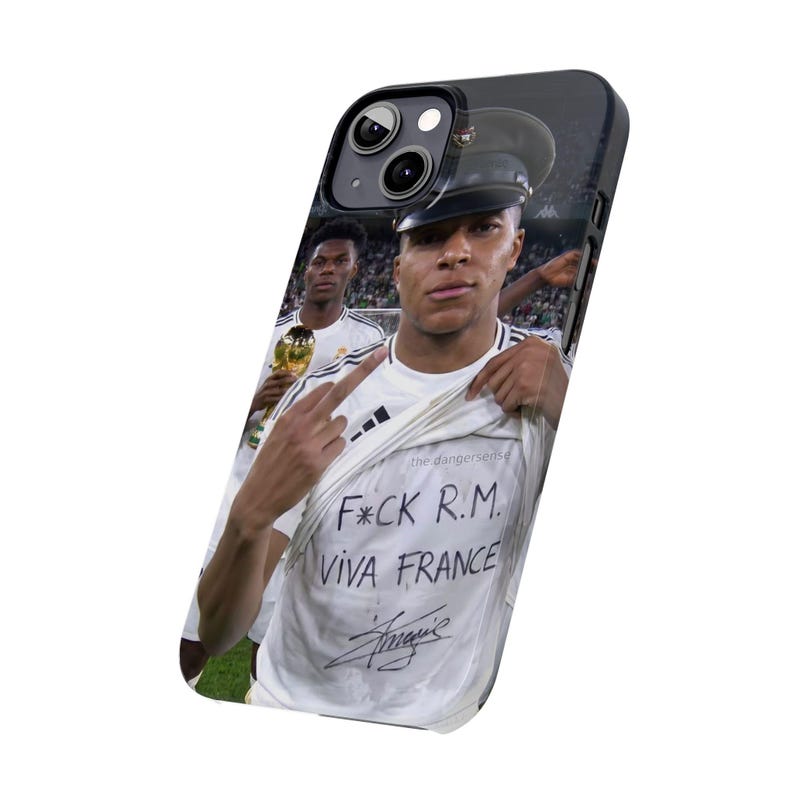 Mbappe Funny Phone Case | Viva France Meme | Real Madrid Football Joke Gift | iPhone All Models | France Football Fan Cover image 18