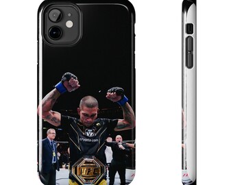 Alex Pereira Phone Case | UFC Champion Fists Raised | iPhone Samsung All Models | MMA Gift | Poatan Fan Cover