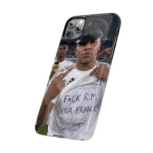 Mbappe Funny Phone Case | Viva France Meme | Real Madrid Football Joke Gift | iPhone All Models | France Football Fan Cover image 13