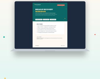 Breakup Recovery Journal, Self-Care Prompts, No-Contact Tracker (Digital Download)