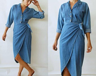 jean shirt with dress