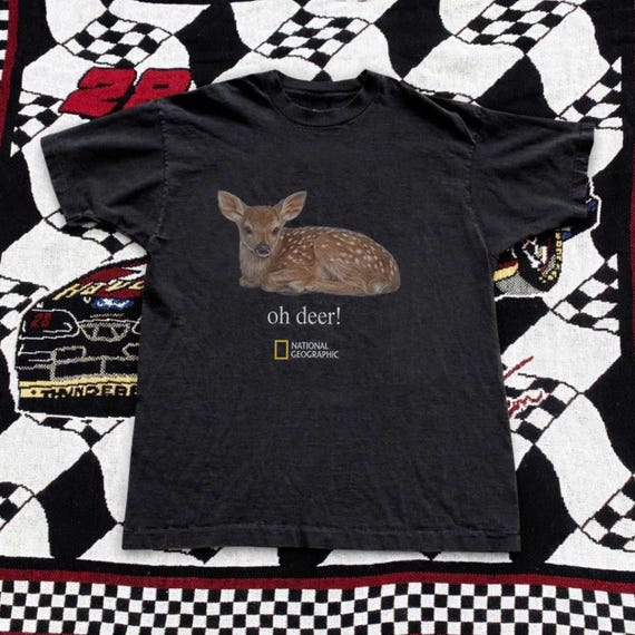 National Geographic Oh Deer GraphicTee, Unisex Cotton