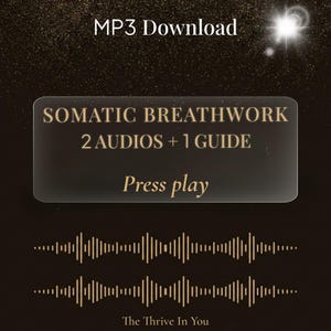 Somatic Exercises Audio | Nervous System Regulation Breathwork | Calm Anxiety After Breakups | 2 MP3 Tracks + Guide