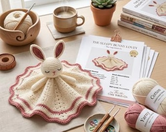 Fortgeschrittene Häkeln Lovey Muster, Baby Komfort Decke, einfach Säugling Kaninchen Sicherheitsdecke PDF, handgemachtes Baby Geschenk