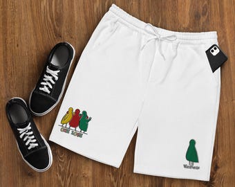 WerdBerds "ONE LOVE" Fleece Shorts | Herren Baumwolle Lounge Streetwear