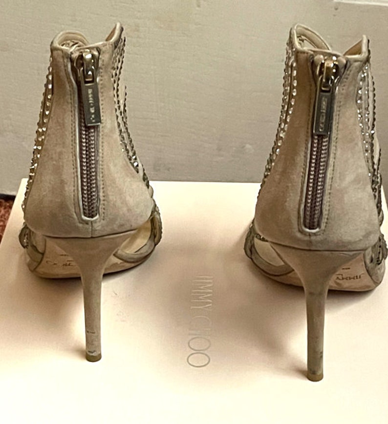 Jimmy Choo Swarovski Rhinestone shoes size 6 image 7