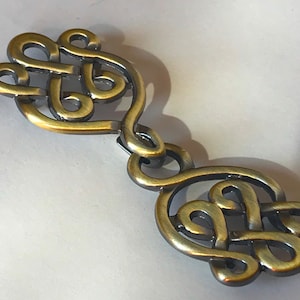 Celtic cloak clasp gold/bronze, fibula, penannular