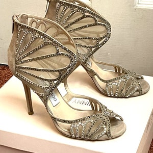 Jimmy Choo Swarovski Rhinestone shoes size 6 image 1