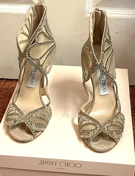 Jimmy Choo Swarovski Rhinestone shoes size 6 - image 3