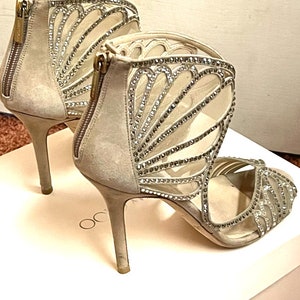 Jimmy Choo Swarovski Rhinestone shoes size 6 image 2