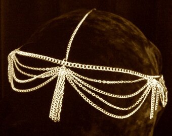 chainmail tiara circlet, diadem, crown