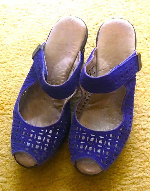 Jambu shoes size 6 blue suede