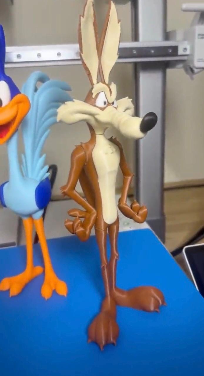 Wile E Coyote Figure - Etsy