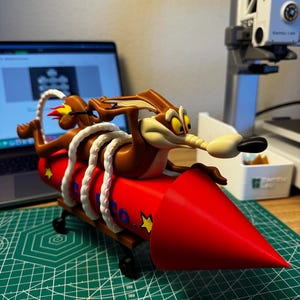 Wile coyote figurine - Etsy 日本