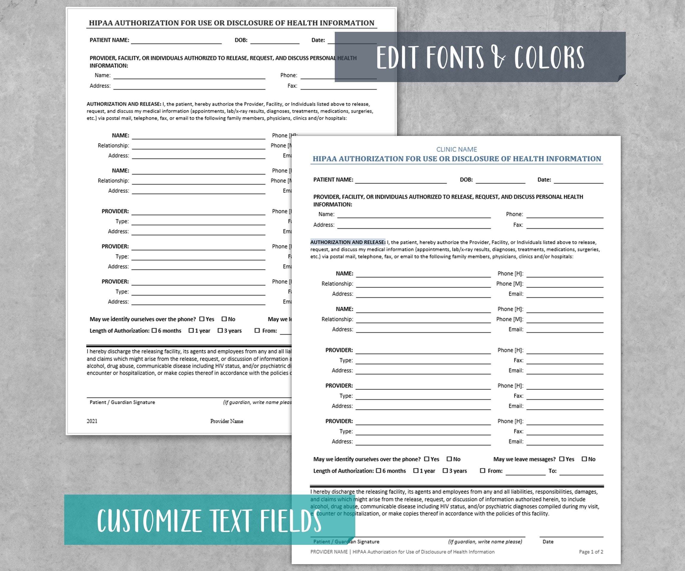 HIPAA Authorization for Use or Disclosure or Health Information ...