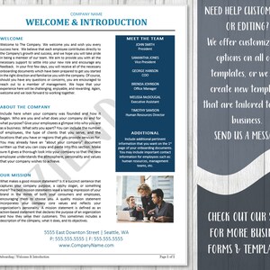 Employee Welcome Flyer Template: HR New Hire Introduction (digital ...