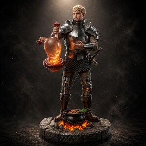 Laios Delicious in Dungeon STL File, 3D Print Figurine