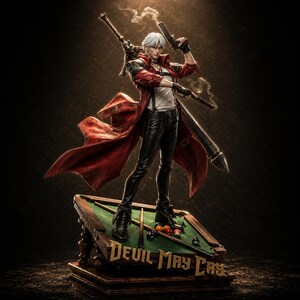 Dante Devil May Cry 3 STL File, 3D Print Figurine