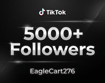 Pack de croissance TikTok, plus de 5000 abonnés | Augmentez la visibilité du profil