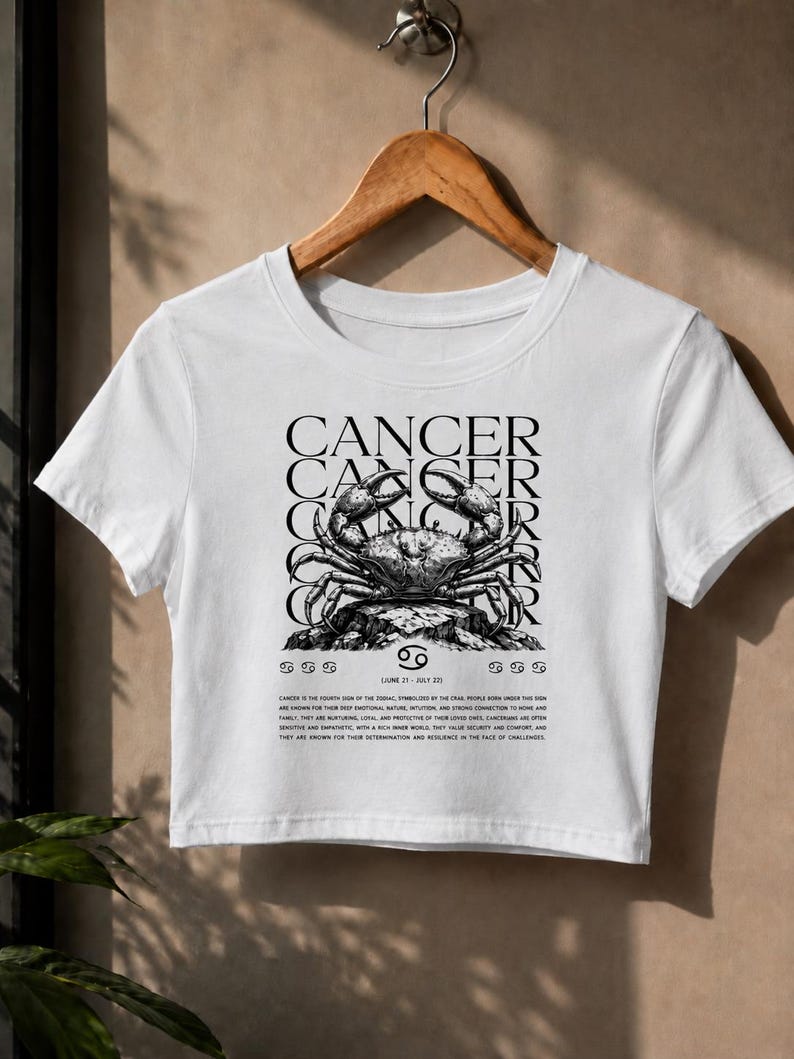 Cancer Zodiac Crab Tee