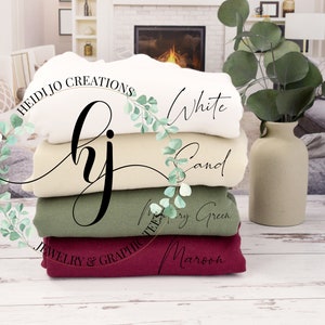 Gildan 18000 Crewneck Sweatshirt Color Stack Mockup (Digital Download)