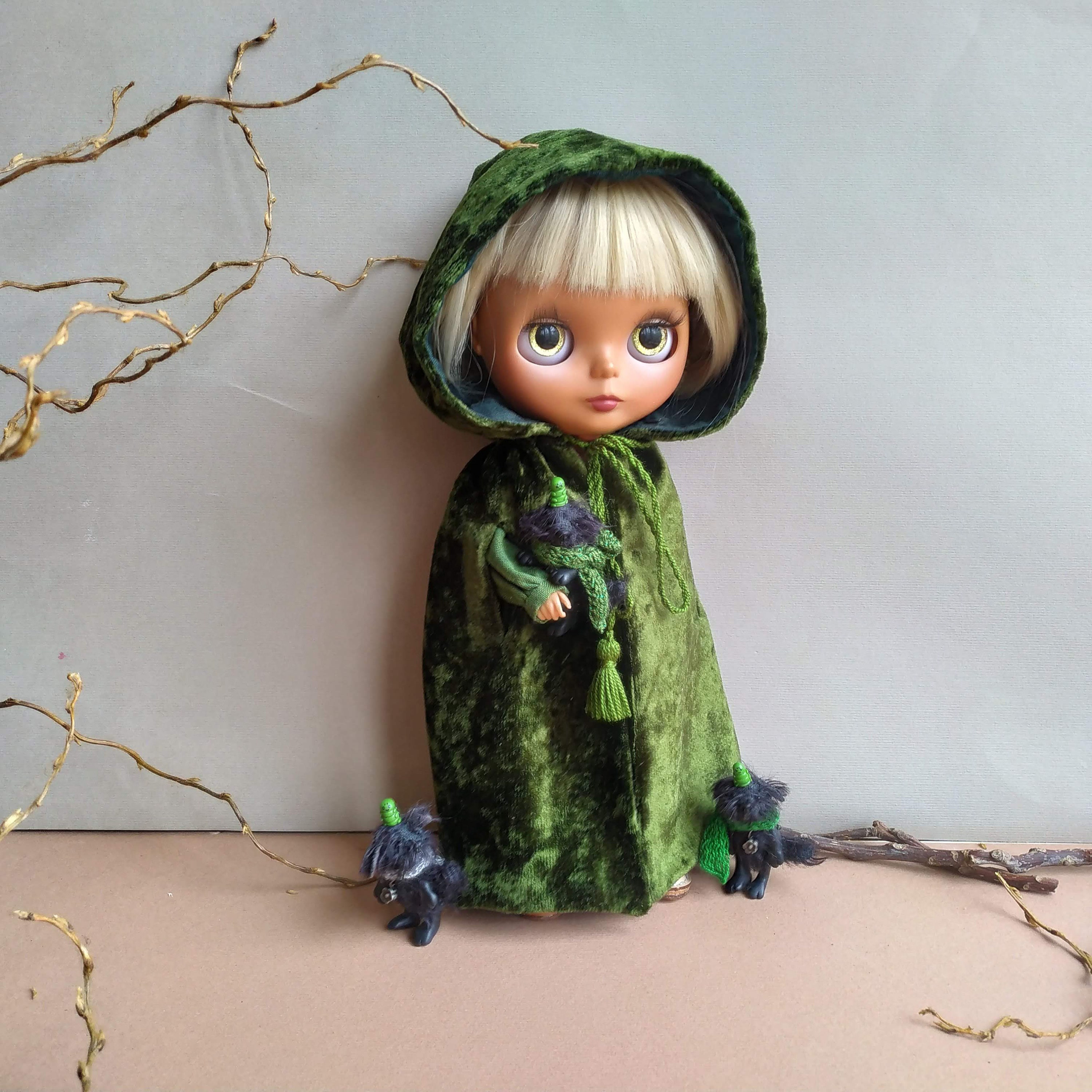 Amanita, muñeca Blythe original custom seta