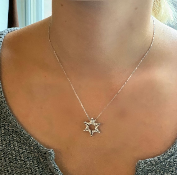 Jewelry Star of David Israel Pendant 