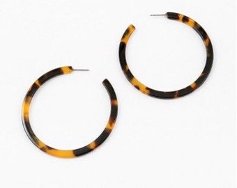 Grote acryl hoepels//Tortoise shell hoepels//hars hoepels//acetaat hoepels//extra grote hoepels
