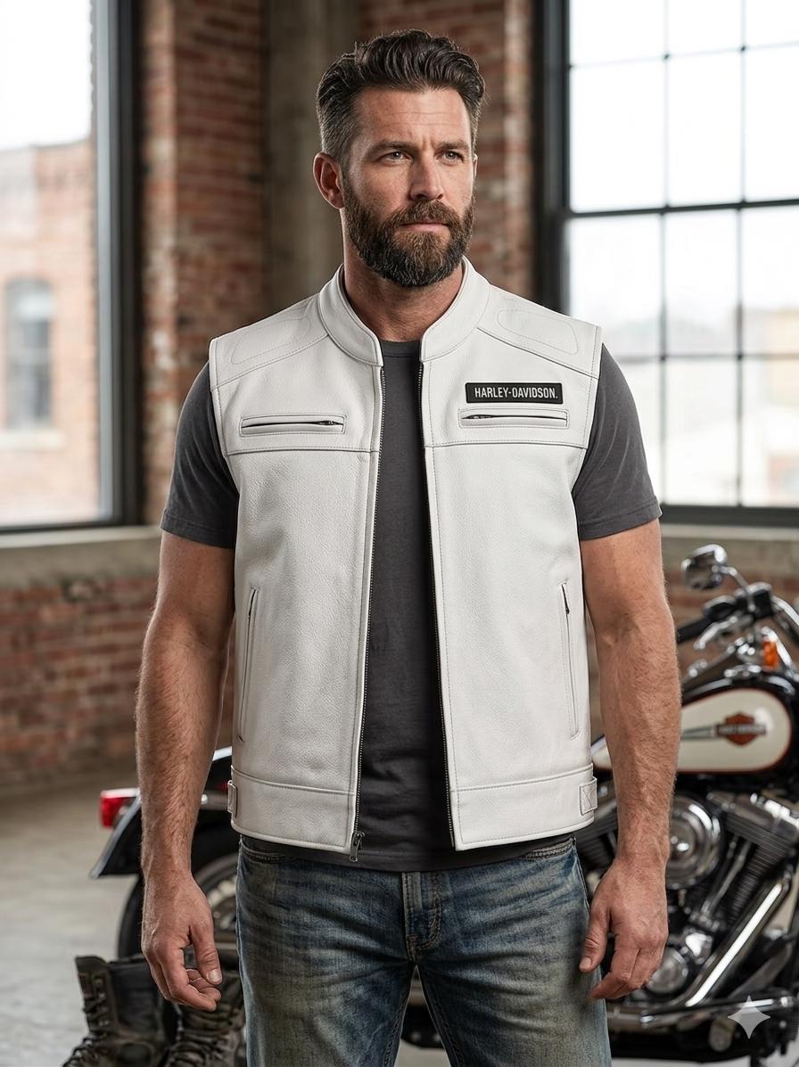 Vest Harley Davidson - Etsy Canada
