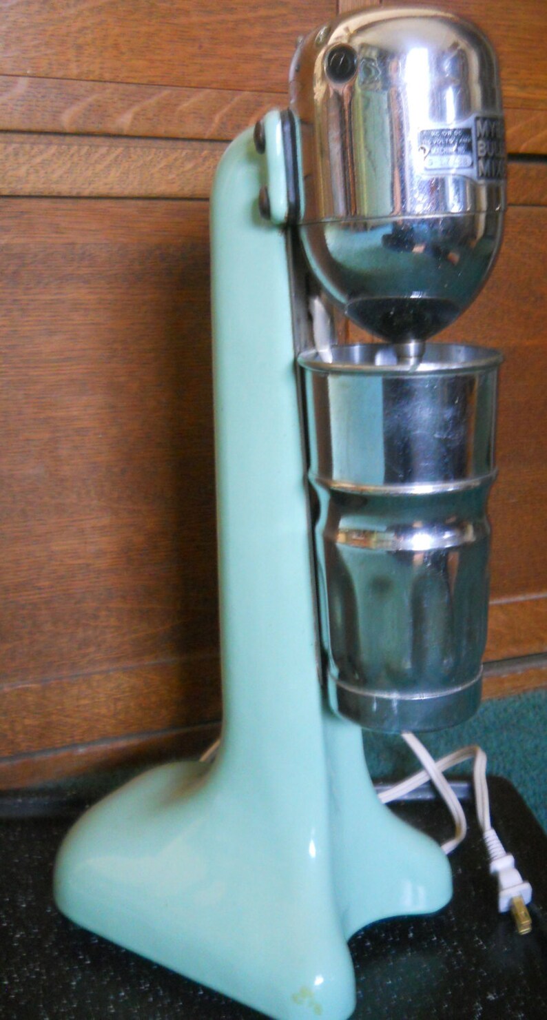 Myers Bullet Mixer Milk Shake Mixer Jadite Enamel 1930s Etsy