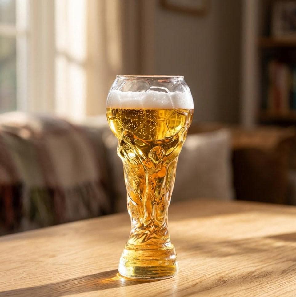 Large beer glass