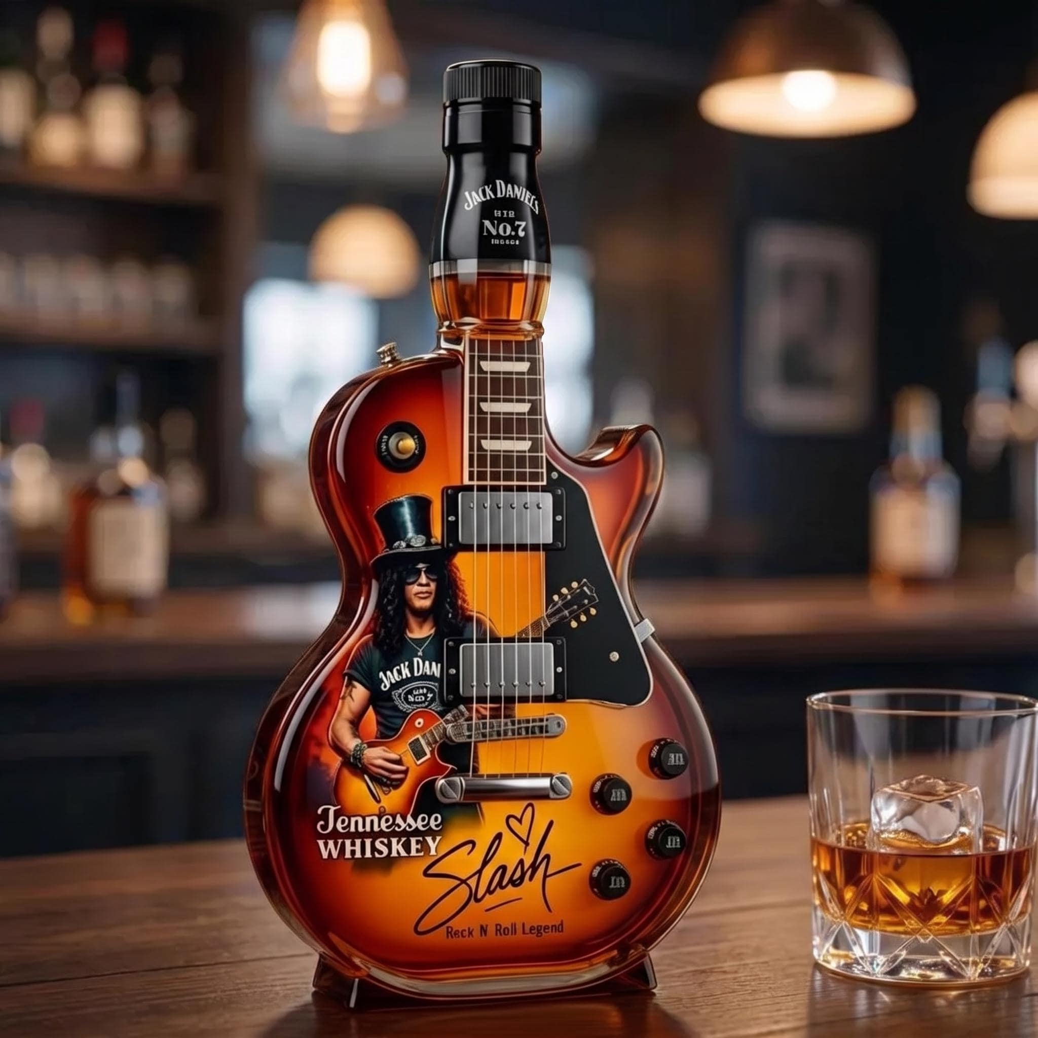 Guitar Whiskey Bottle - Etsy