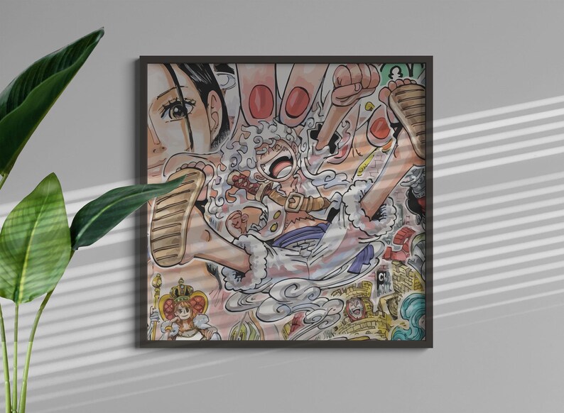 Luffy R 64 One Piece Luffy Poster | Monkey D Luffy, Straw Hat Pirates, Anime Manga ...