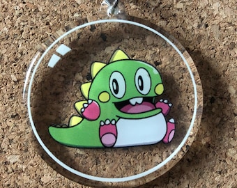 Bubble Bobble | Bub Keychain Cute Retro Arcade Gaming Accessory