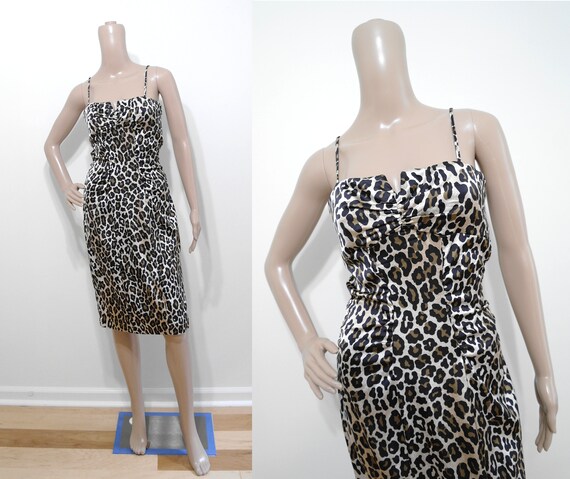 tight cheetah print dress