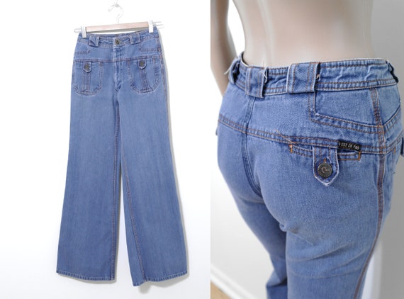 Vintage N'est Ce Pas? Jeans, 22" Waist, 1970s Bell