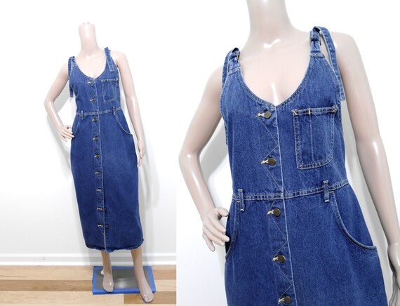 dark wash denim dress