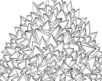 Systémique 4 - dessin original d’encre, illustration