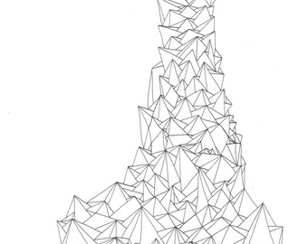 Systemic 6 - original ink drawing, illustration