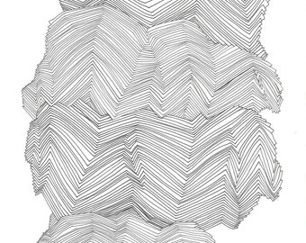 Ressemblance familiale 2 - dessin original à l’encre