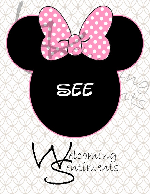 DIGITAL DOWNLOAD - See Ya Real Soon Minnie Mouse Pink Il_570xn