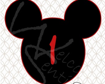 DIGITAL DOWNLOAD - Mickey Mouse Centerpiece parts AGE 1
