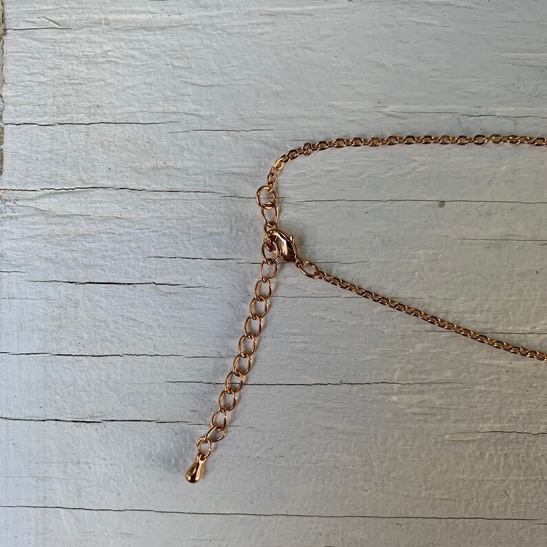 Simple Rose Gold Bow Choker