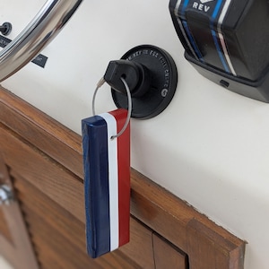 Boat Key Float Bottle Opener - Patriotic