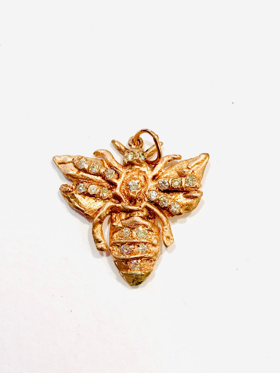 Bee Gold Bee rose Gold Bee Diamond Bee Etsy