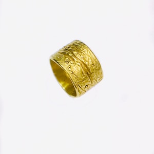 Wide gold band , hand made cigar band